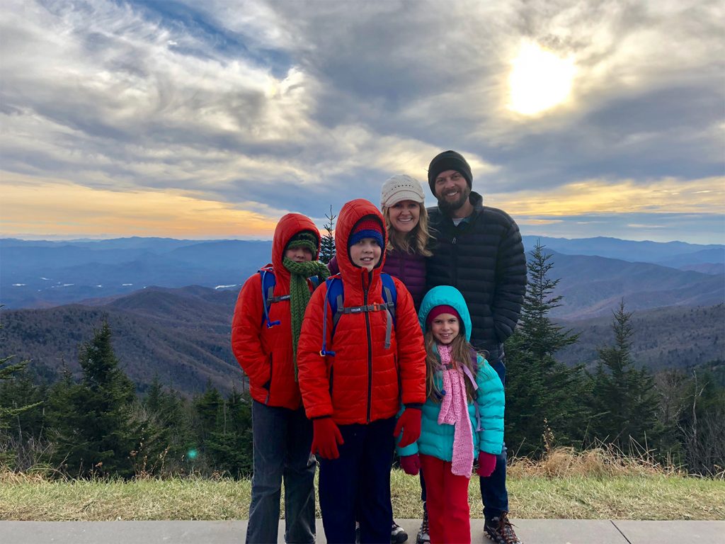 Clingmans Dome Family Picture