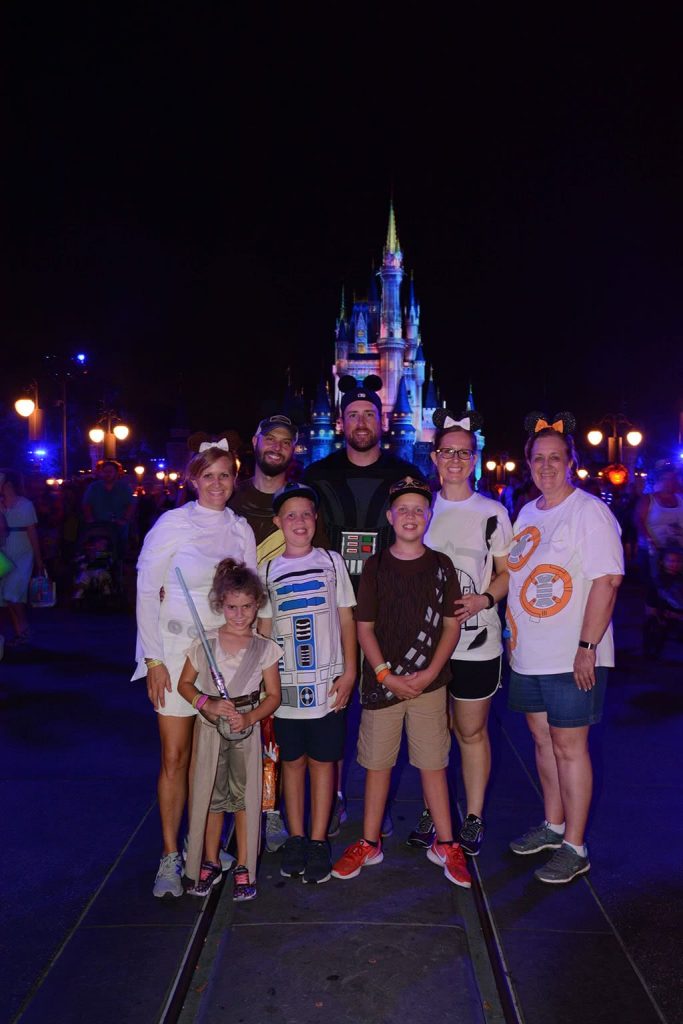 Mickey's Not So Scary Halloween Party Disney World Family Picture