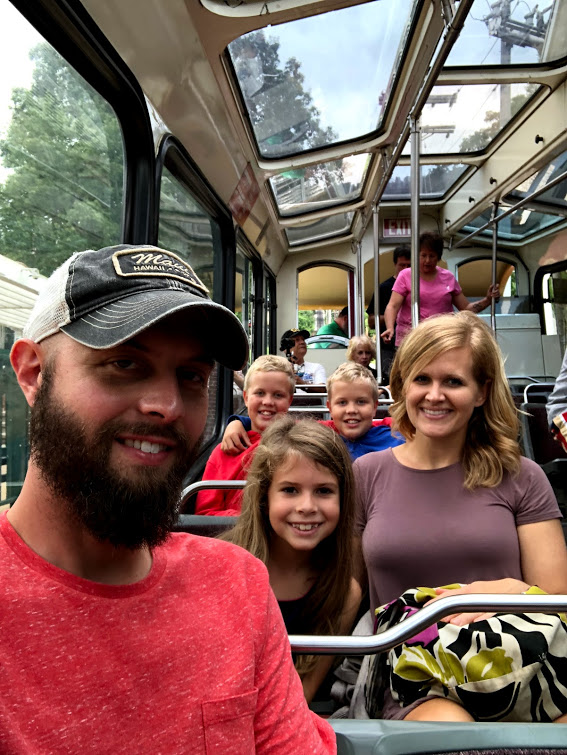 Lookout Mountain Incline Railway  On the Tram