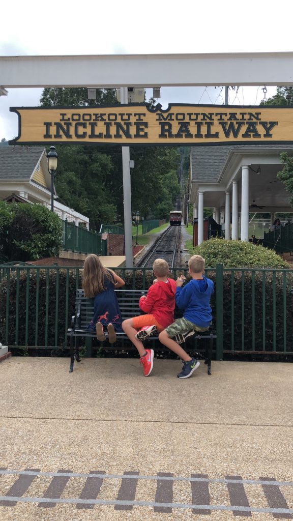 Lookout Mountain Incline Railway  Kids Watching