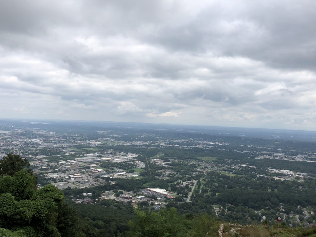 Lookout Mountain Incline Railway  View of Chattanooga