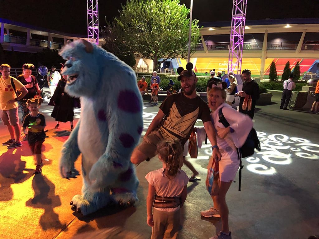 Mickey's Not So Scary Halloween Party Disney World Dance Party with Sully