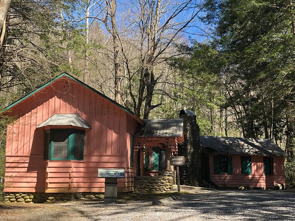 Spence Cabin at Elkmont Campground Smoky Mountains 