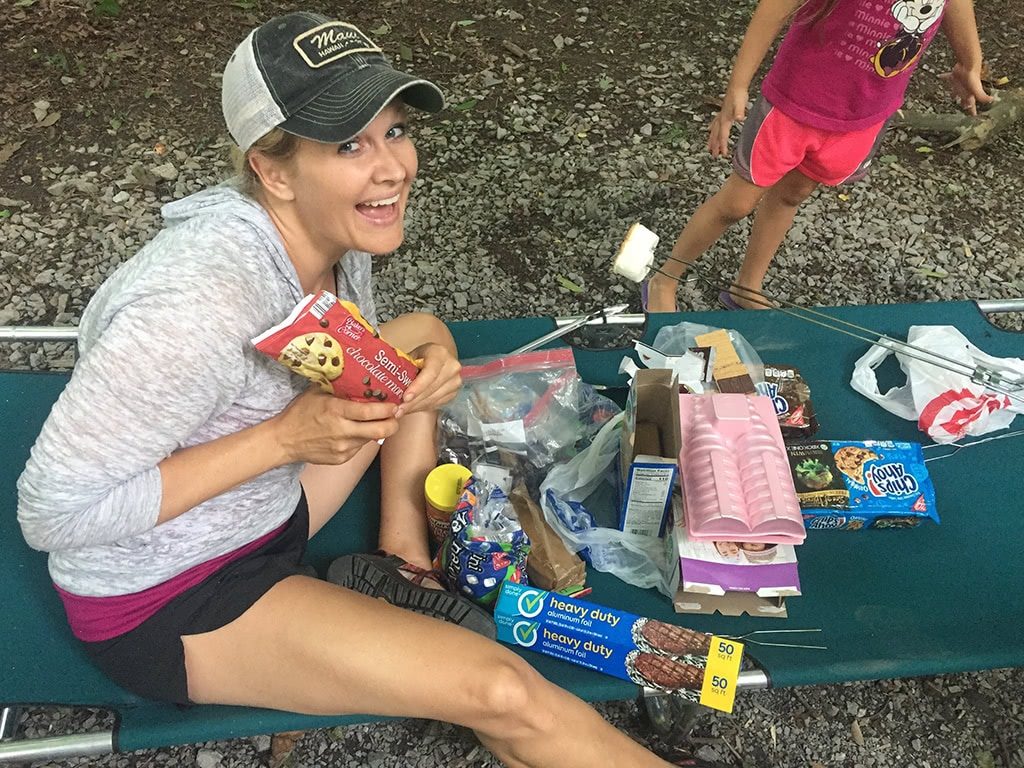 Camp Food at Elkmont Campground Smoky Mountains