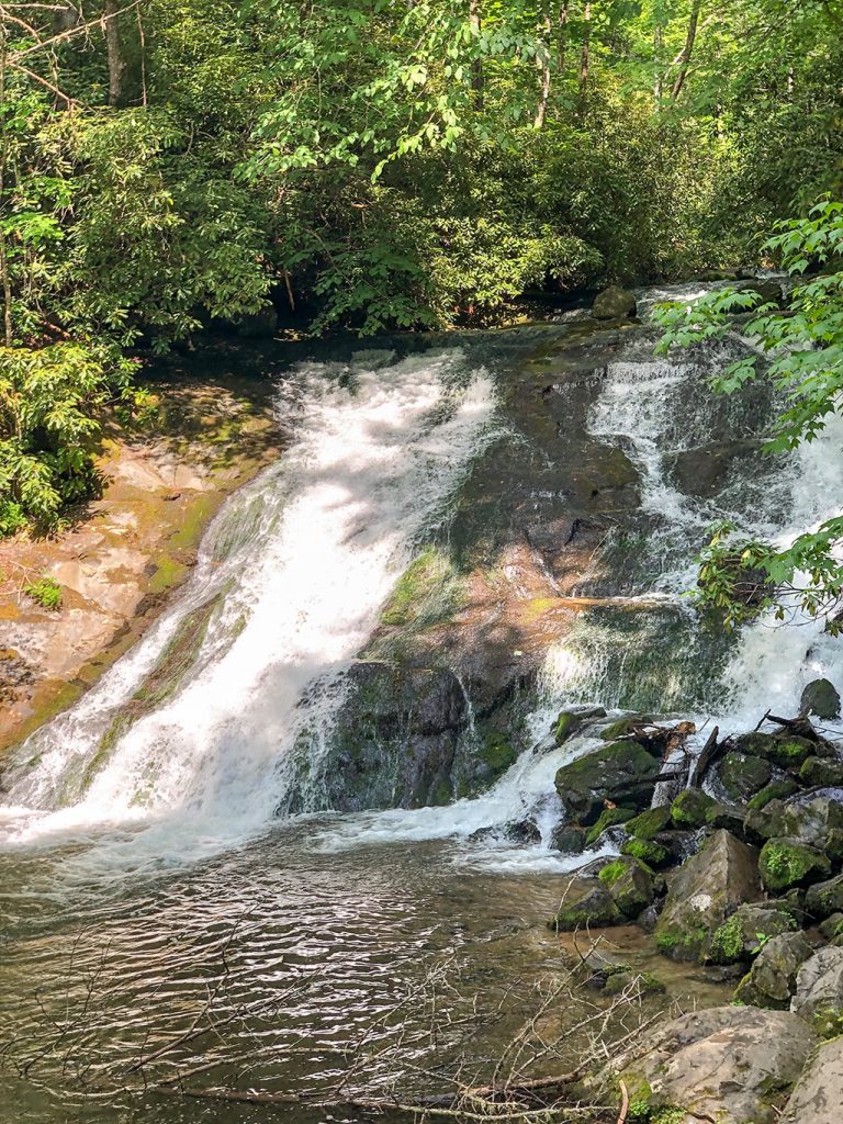Indian Creek Falls on the Deep Creek Waterfalls Hike