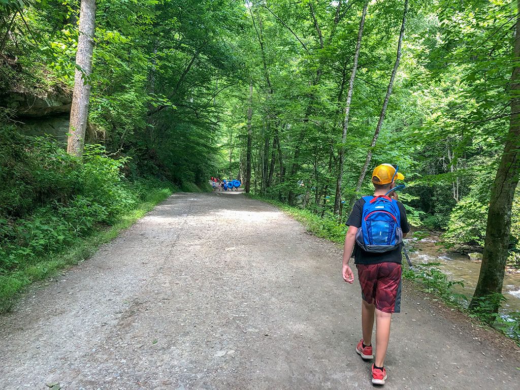 On the Deep Creek Waterfalls Trail