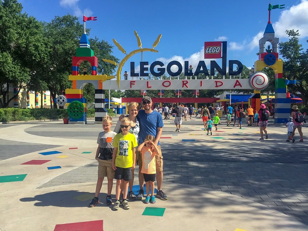 LEGOLAND Florida Tips Legoland-Family-Pic-at-sign