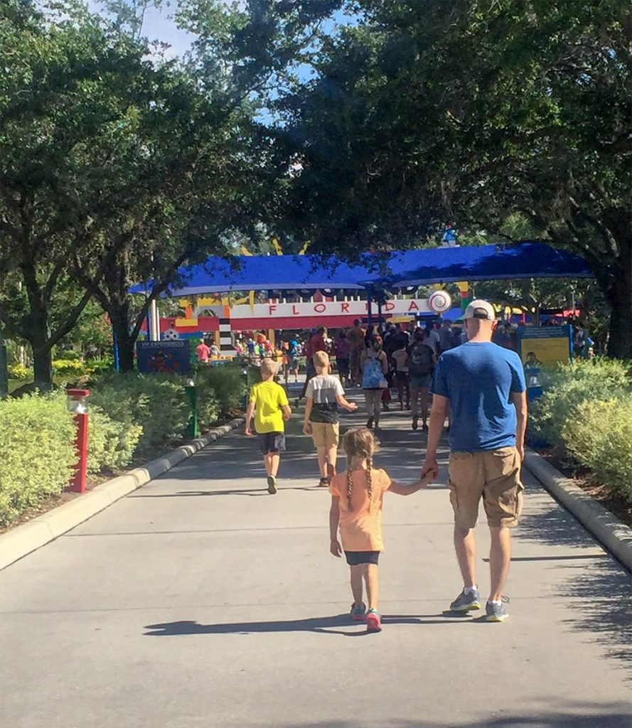 LEGOLAND Florida Tips Legoland-Walking-In-Front-Gate