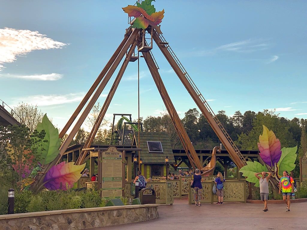 Great Tree Swing at Dollywood Wildwood Grove