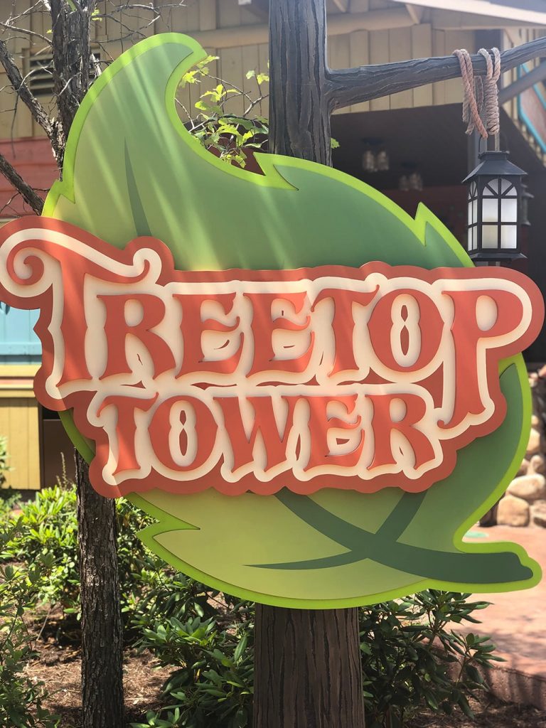 Treetop Tower at Dollywood Wildwood Grove