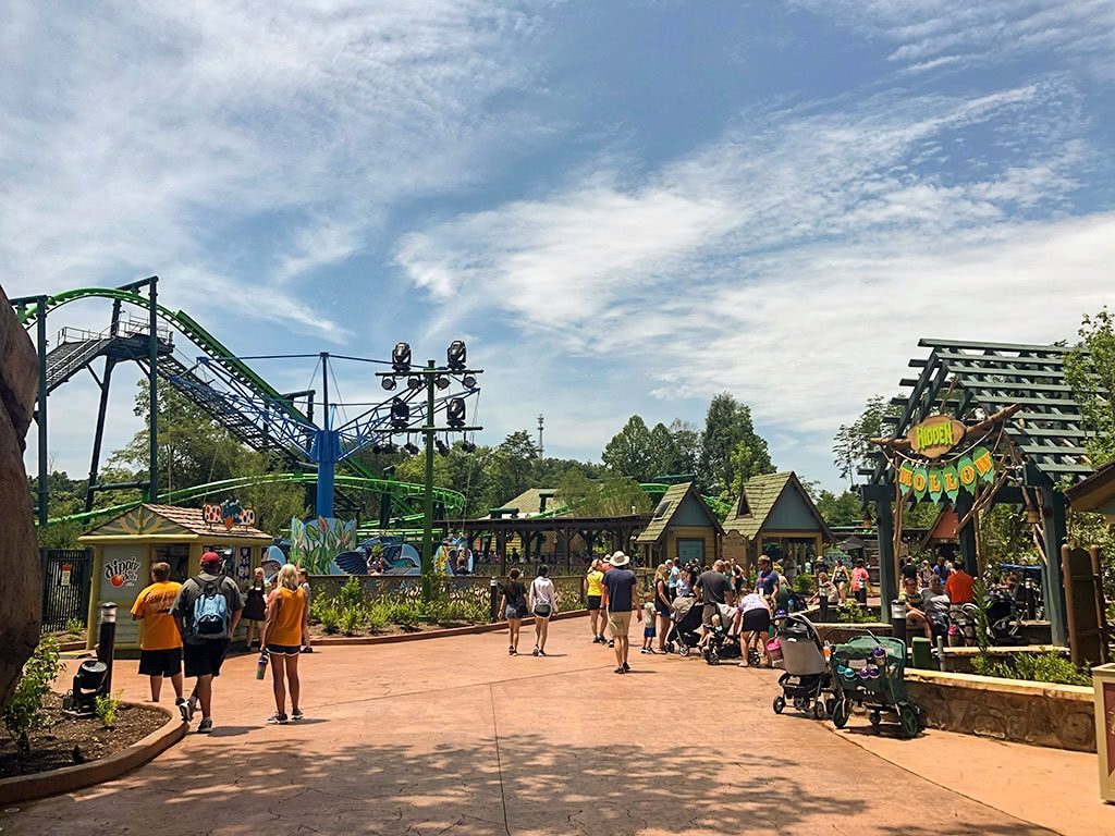 Hidden Hollow Walkway at Dollywood Wildwood Grove