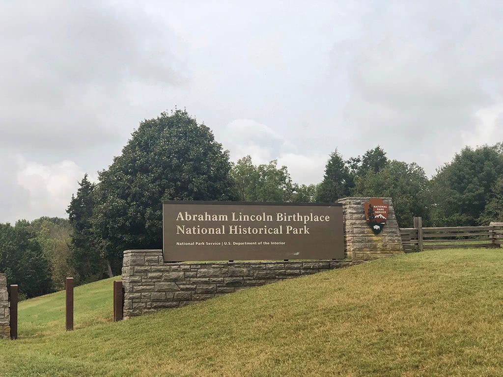 Abraham Lincoln Birthplace National Historic Park Sign