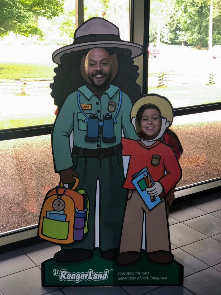 Abraham Lincoln Birthplace National Historic Park Visitor Center Face Cut Outs