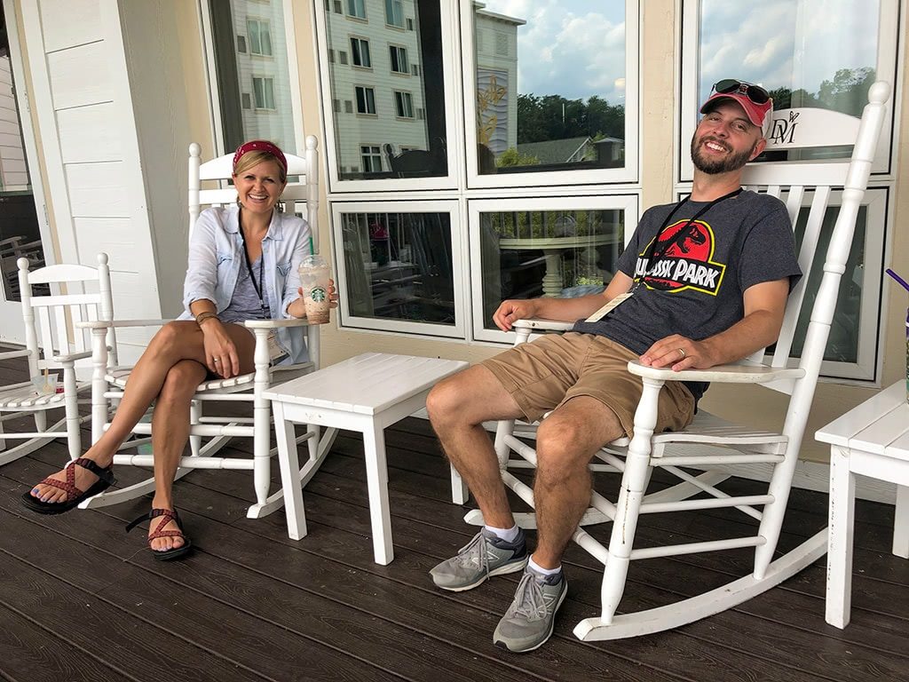 Dollywood's DreamMore Resort Porch Rocking