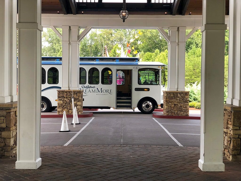 Dollywood's DreamMore Resort Trolley