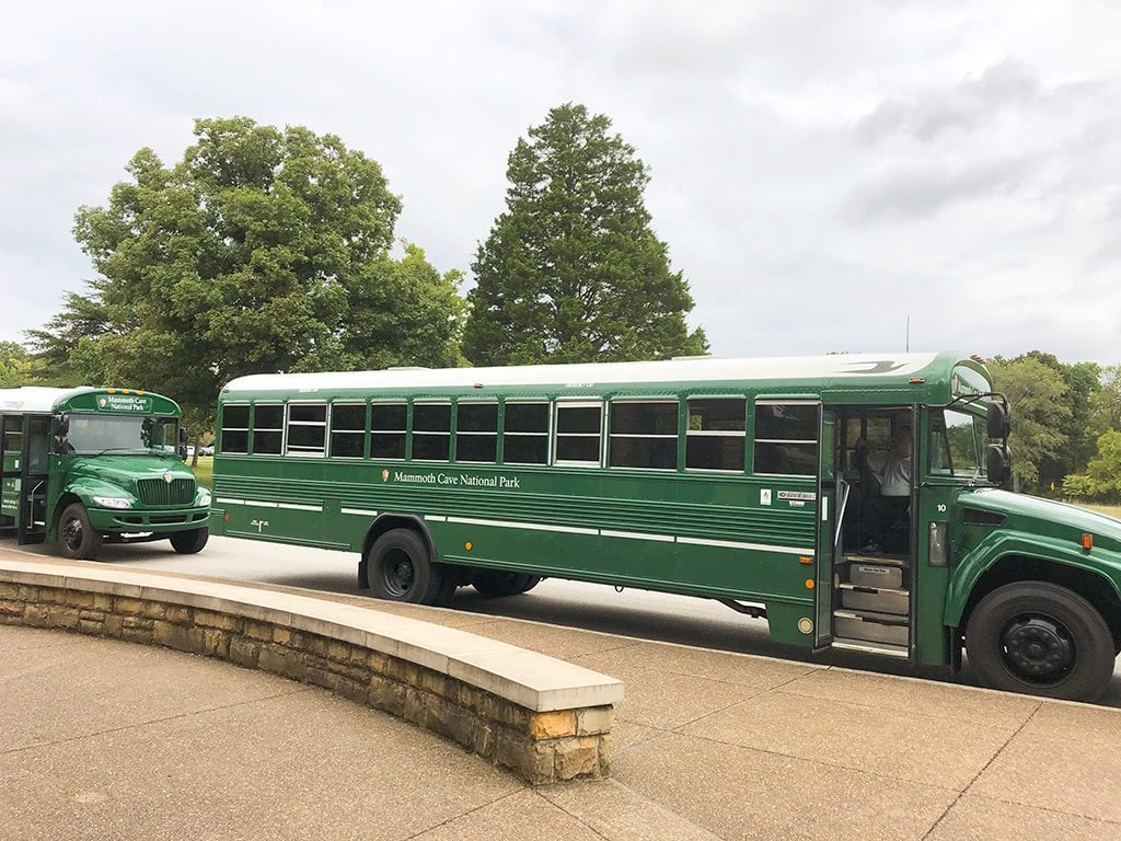 Mammoth Cave National Park Tour Buses