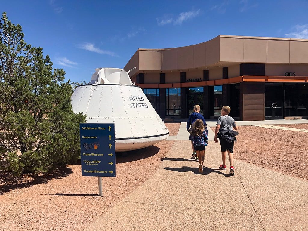 Meteor Crater in Arizona Outside 