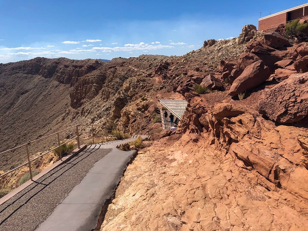 Meteor Crater in Arizona Walkway