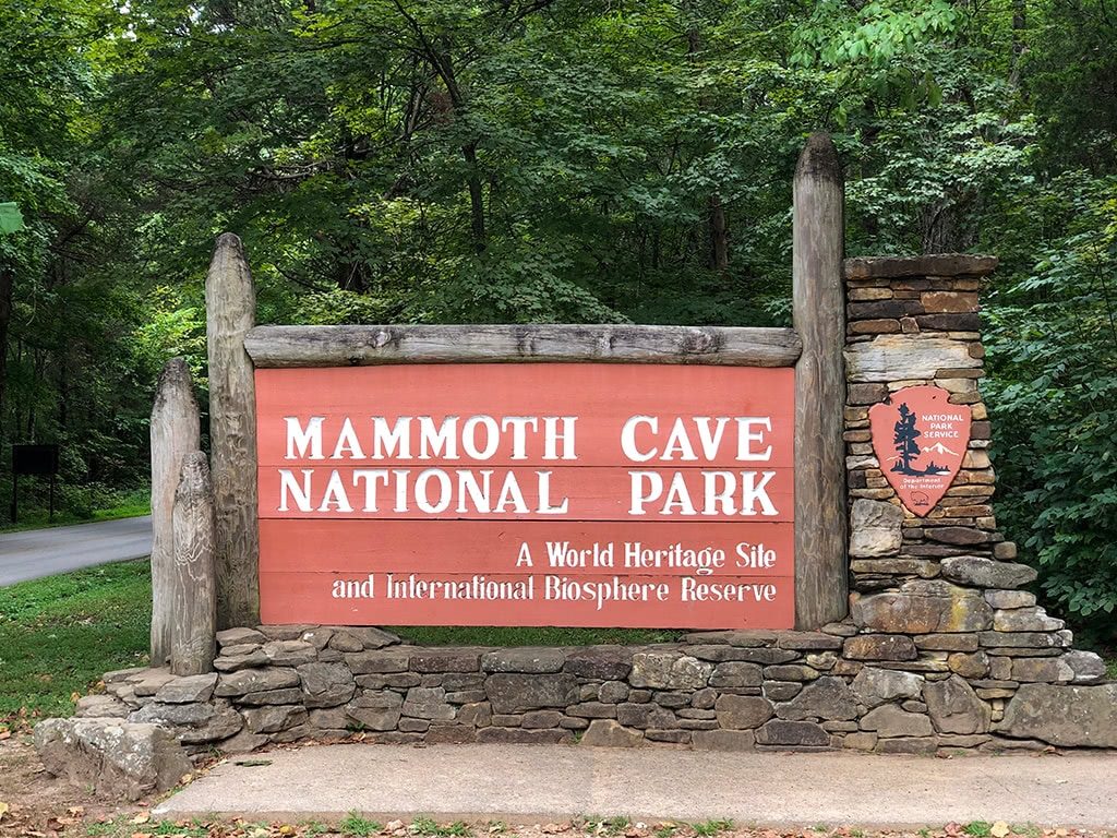 Mammoth Cave National Park Sign