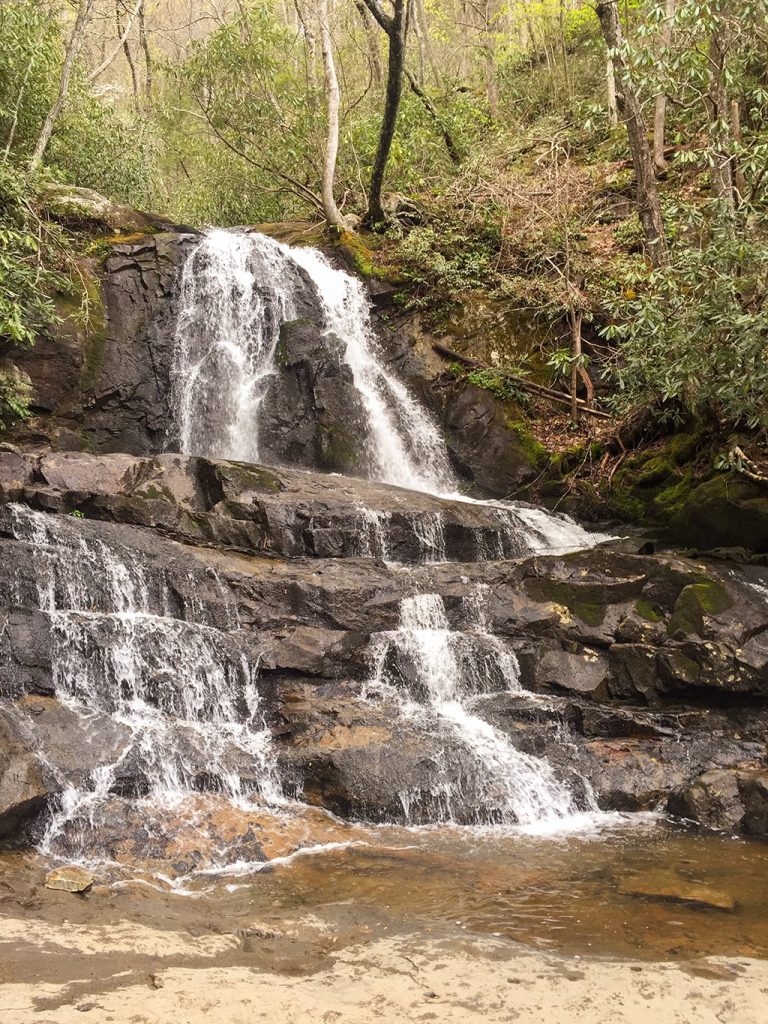 Laurel Falls with Less Rainfall