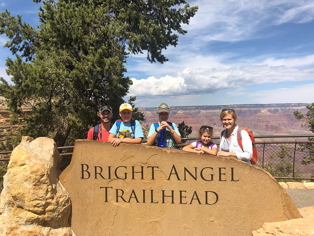 best things to do south rim grand canyon Bright-Angel-Trail-Sign