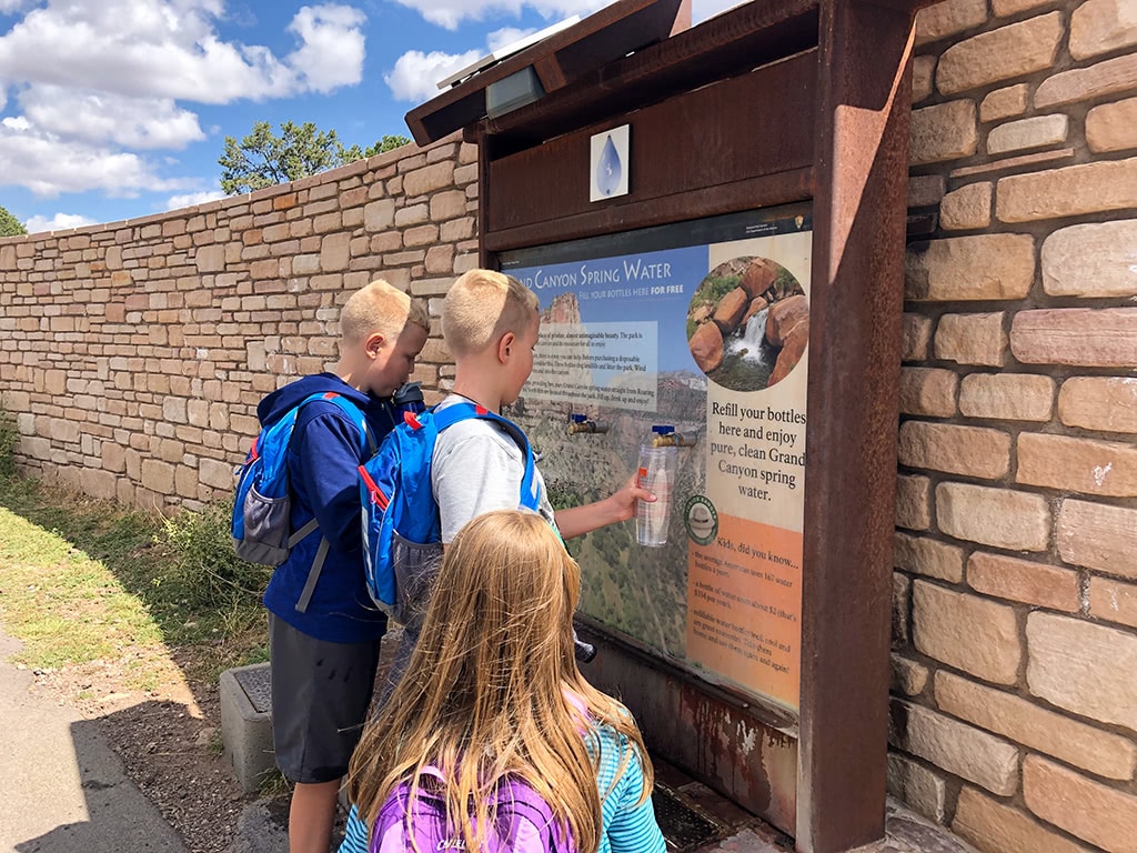 best things to do south rim grand canyon Water-Refill-Stations
