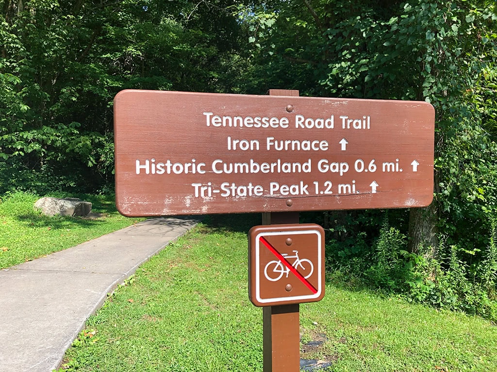 Cumberland Gap National Historical Park Tennessee Road Trail