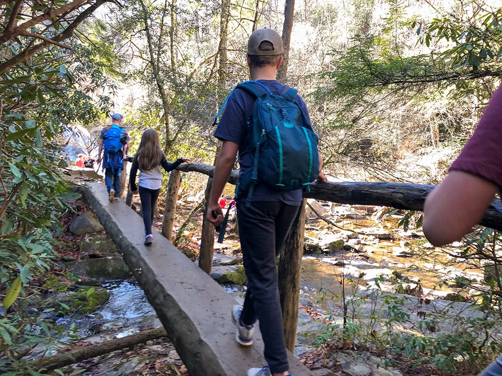 Abrams Falls Trail - Last and Final footbridge