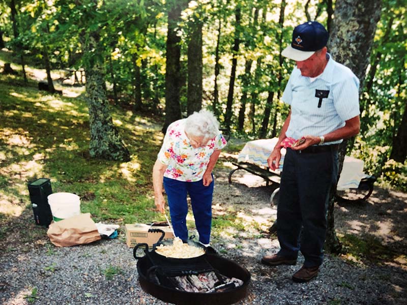 Metcalf Bottoms Picnic Area Frying Taters