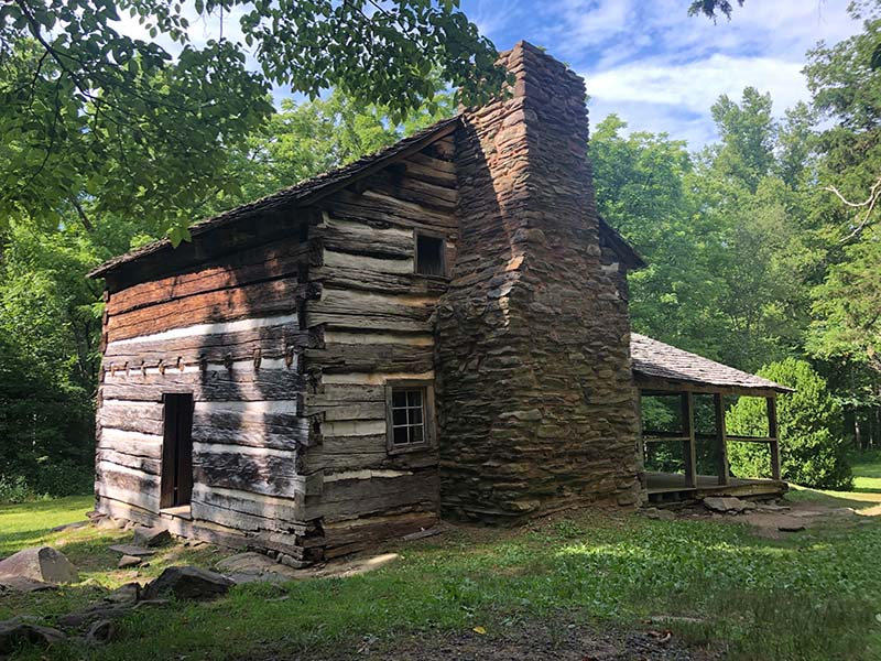 Hike to the Walker Sisters Cabin fromMetcalf Bottoms Picnic Area