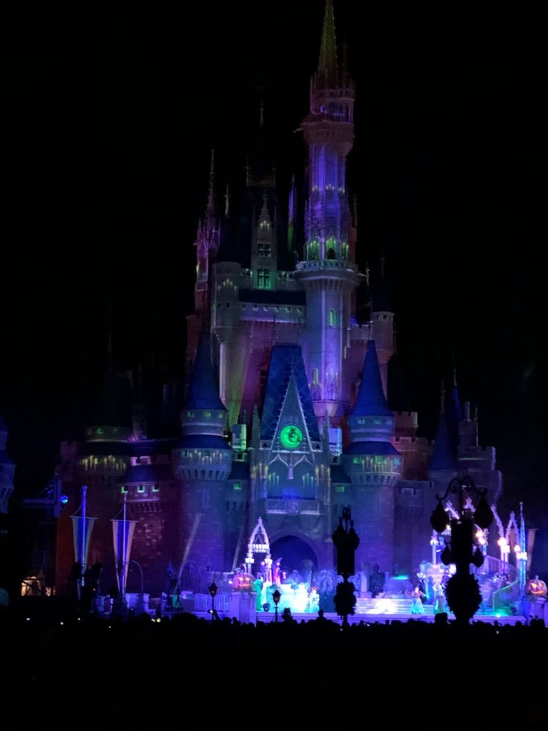 Mickey's Not So Scary Halloween Party Disney World Castle