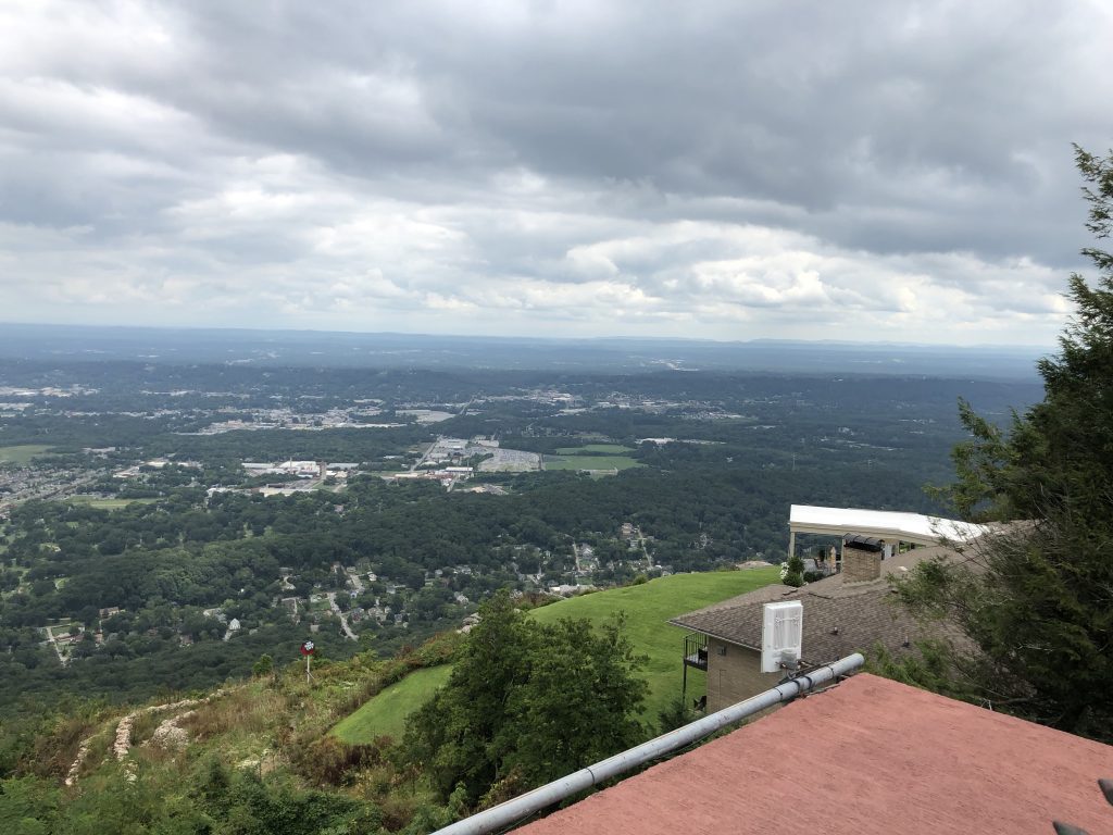 Lookout Mountain Incline Railway  View of Chattanooga area