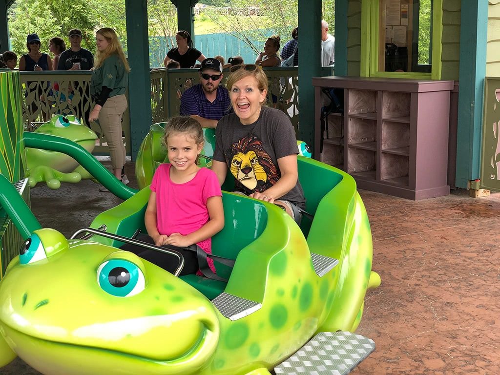 Frog and Fireflies Ride at Dollywood Wildwood Grove