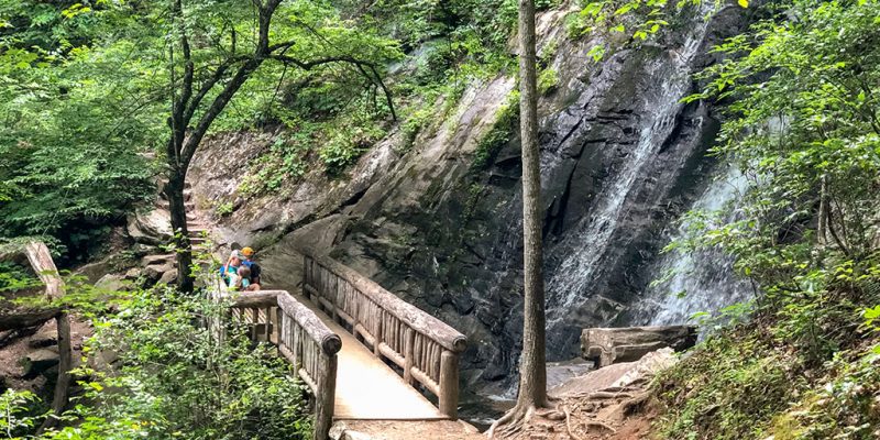 Juney Whank Falls is one of the Deep Creek Waterfalls